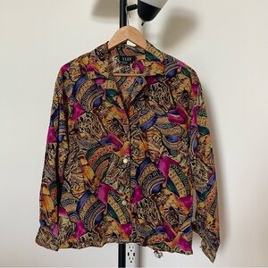 Silk Button Down Shirt